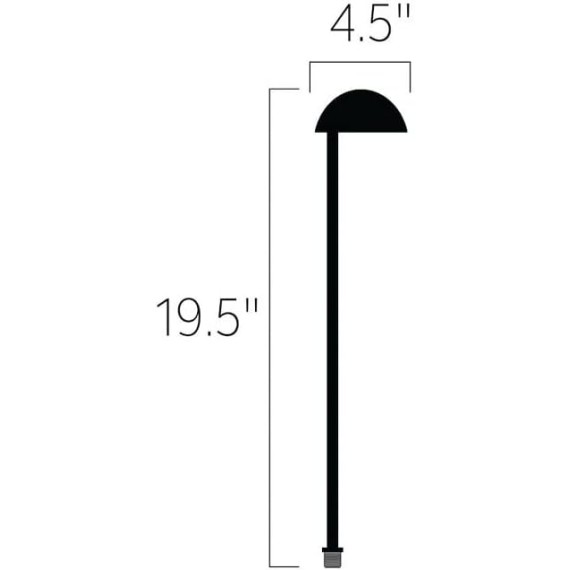 Eclipse Path & Spread 1-Light 12V, Textured Black