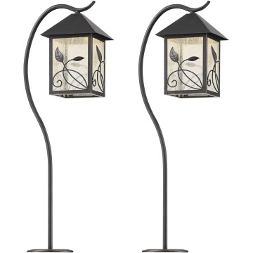 French Garden 27" H Bronze LED Landscape Path Lights Set of 2