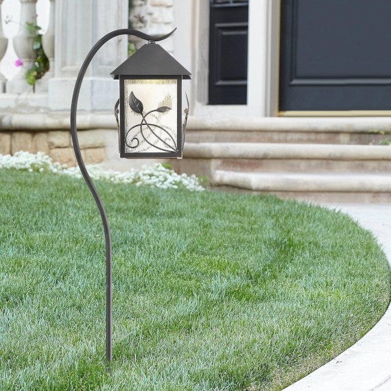 French Garden 27" H Bronze LED Landscape Path Lights Set of 2