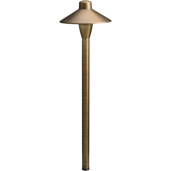 12V 6.75" Path Light Textured Architectural Bronze, 21.00x6.75x6.75