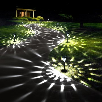 12Pack Solar Lights Outdoor Waterproof, Pathway Lights Solar Powered, Landscape Lighting, Solar Lights for Patio, Garden, Yard, Pathways, Landscapes, Walkways and Driveways