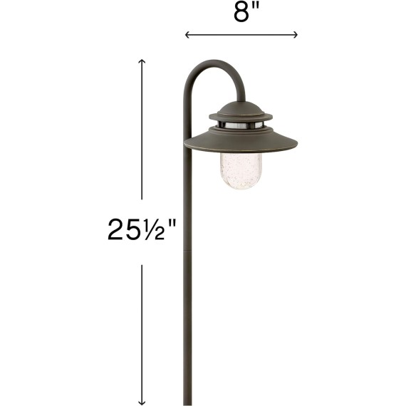 Atwell Collection One Light 1.5W T5 LED Landscape Path Light, Oil Rubbed Bronze