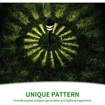 12 Pack Solar Garden Lights, Outdoor Solar Lights Waterproof, Automatic Solar Pathway Lights for Yard, Landscape, Lawn, Patio, Path, and Driveway (Cold White)…