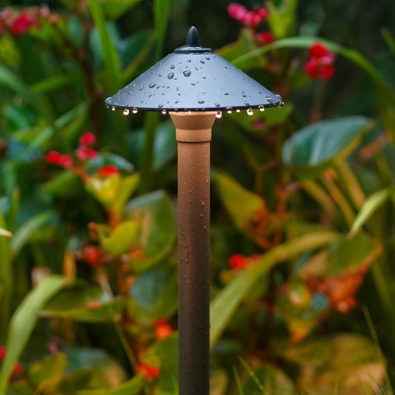 Low Voltage LED Pathway Lights 1.2W Outdoor Landscape Lighting 6 Pack 40 Lumen Landscape Path Lights 2700K for Lawn Patio Yard Walkway Driveway Pathway Garden