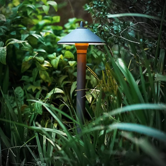 Low Voltage Pathway Lights Outdoor Landscape Lighting 10W 2700K Die-cast Aluminum Housing 12V Garden Halogen Path Lights for Walkway Patio Yard Lawn 6Pack