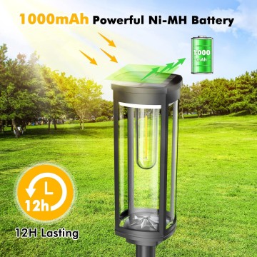 Solar Pathway Lights Outdoor 8 Pack, Bright Solar Path Light Outside Waterproof, Solar Garden Decorative Solar Powered Landscape Lights for Walkway Driveway Lawn Patio Sidewalk Yard Decor
