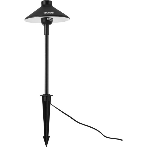 12 Pack Low Voltage Landscape Path Lights, 3W 210LM 12V-24VAC/DC Outdoor LED Pathway Lighting, 3000K Warm White Walkway Lights with Quick Connectors, IP66 Waterproof for Yard Garden Sidewalk
