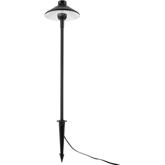 12 Pack Low Voltage Landscape Path Lights, 3W 210LM 12V-24VAC/DC Outdoor LED Pathway Lighting, 3000K Warm White Walkway Lights with Quick Connectors, IP66 Waterproof for Yard Garden Sidewalk
